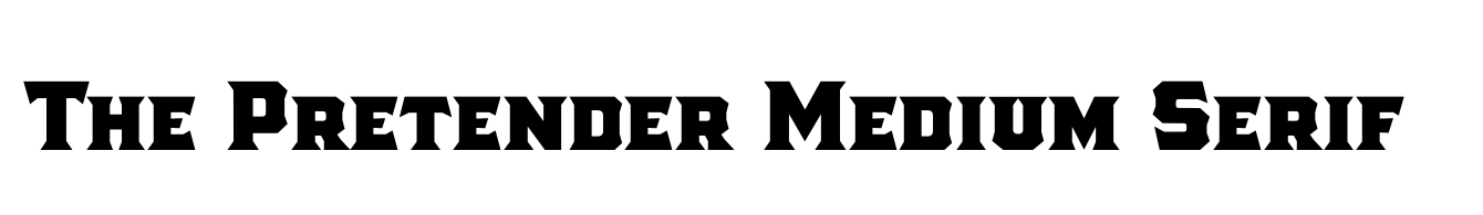 The Pretender Medium Serif